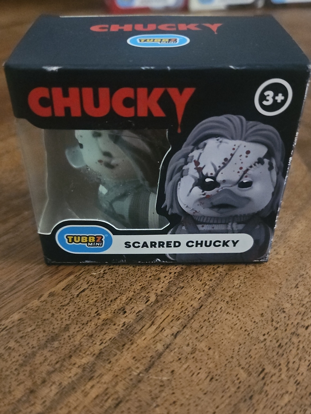 Scarred Chucky Tubbz Mini Figure - Black & Gray